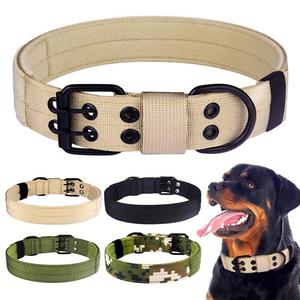 Adjustable Durable Dog Collar, Outdoor Pet Supplies Tactical Dog Collar, Pet Supplies for Medium and Large Dogs