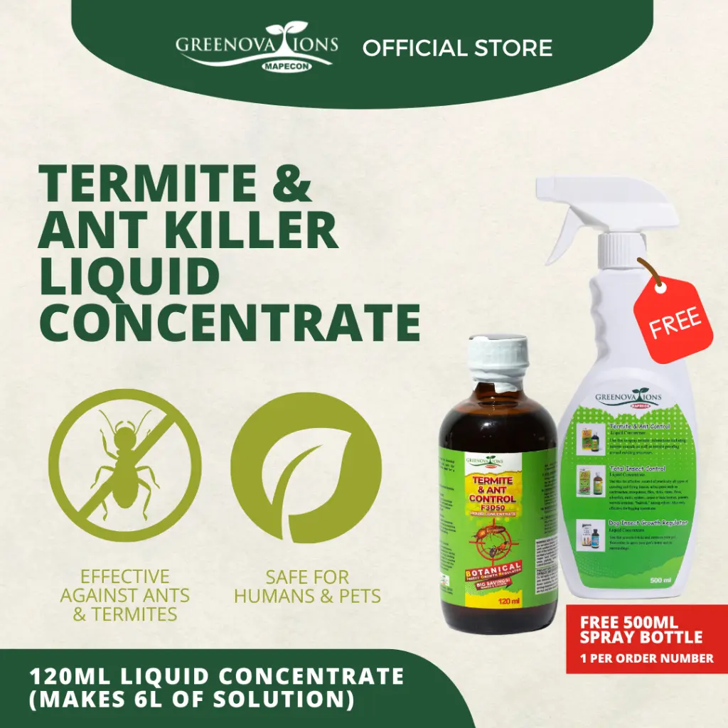 MAPECON GREENOVATIONS Termite & Ant Killer Liquid Concentrate with FREE ...