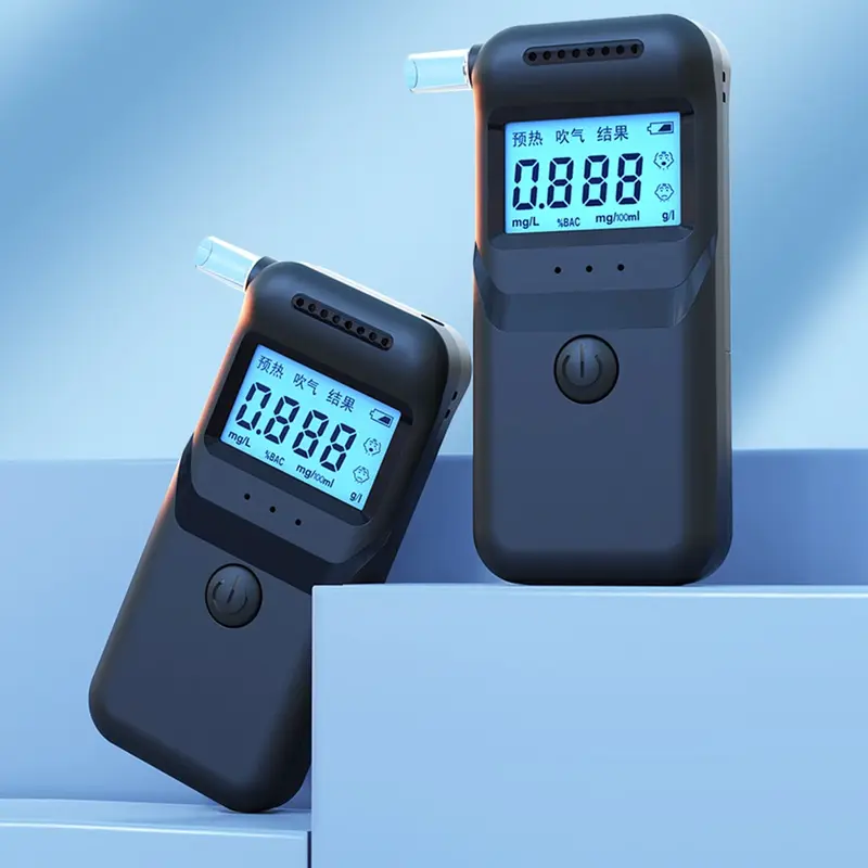 Máy Kiểm Tra Cồn Cầm Tay Trên Ô Tô, Máy Dò Kỹ Thuật Số, Màn Hình LCD, Máy Đo Họng, để Đo Hơi Thở 3
