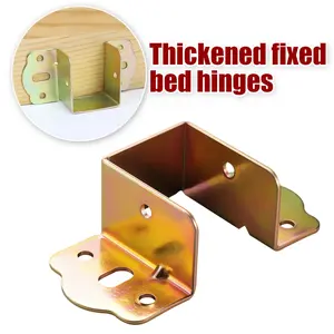 10pcs/set braket penyangga tempat tidur 32mm/40mm Terbuat dari besi U-shaped bed support dipan tempat tidur aesthetic