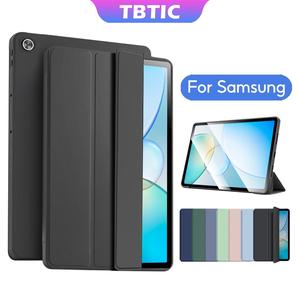 TBTIC Tablet Case for Samsung A9+ A8 X205 X200 10.5 S6 Lite P610 P615 10.4 P620 A9 A7 Lite 8.7 S7 S8 Tab PU Tablet Cover Smart Case