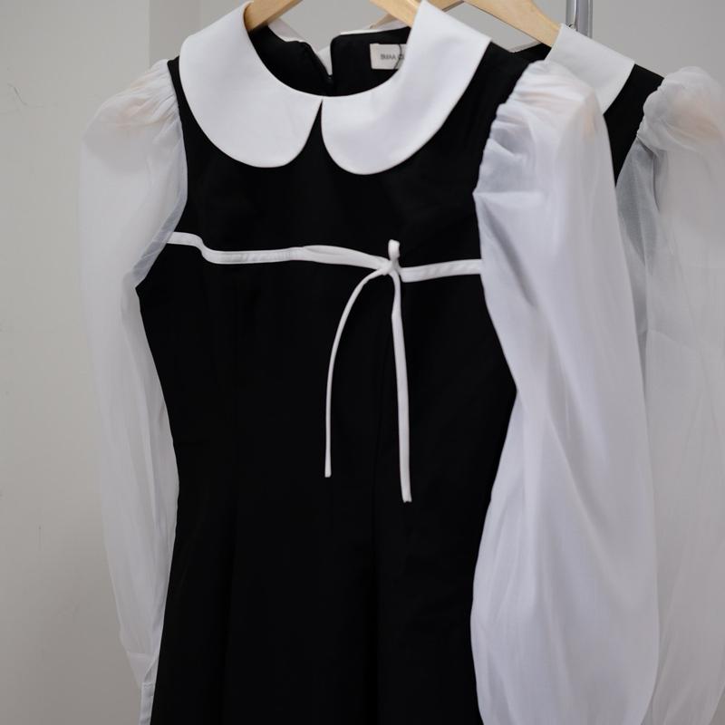 Anna Dress cổ cánh sen nữ dễ thương 5