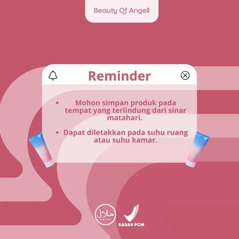 Beauty Of Angel Body Lotion Collagen Cream Pemutih Mencerahkan Badan Kecantikan Aroma Bubble Gum Niacinamide BPOM Extract Memutihkan Tubuh Pencerah Hand Hitam Acid 7