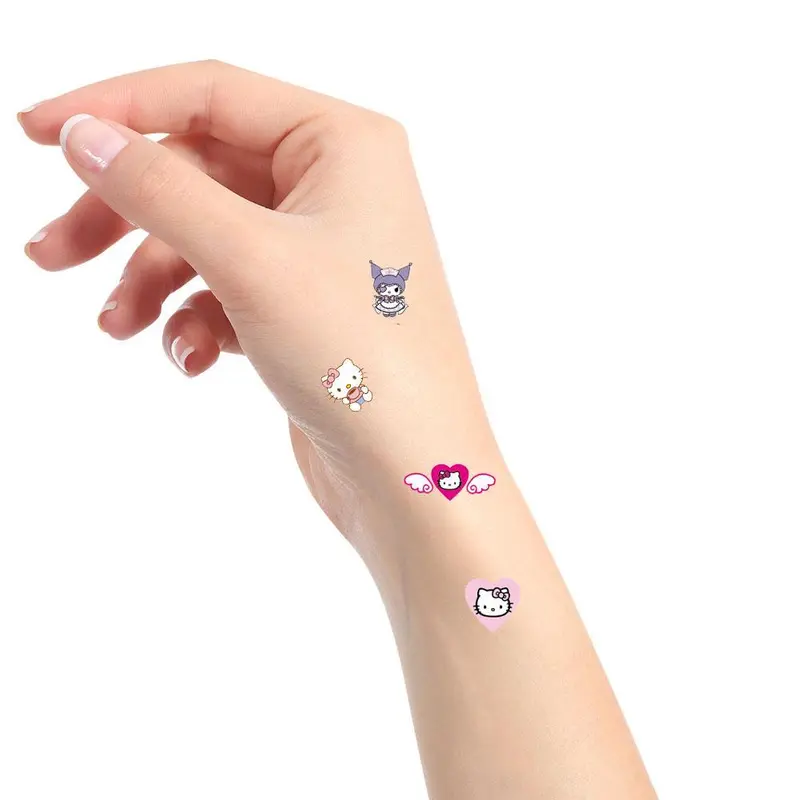Miếng Dán Hình Xăm, My Melody Và Hello Kitty, Miếng Dán Chuyển Nước, S0N2 5