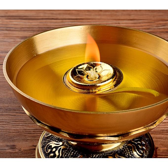 Bịch 10 cái bấc đèn dầu, bấc đèn cồn, sợi trắng TO 4mm dài 18cm dùng cho các loại đèn dầu, đèn thờ cúng... 4