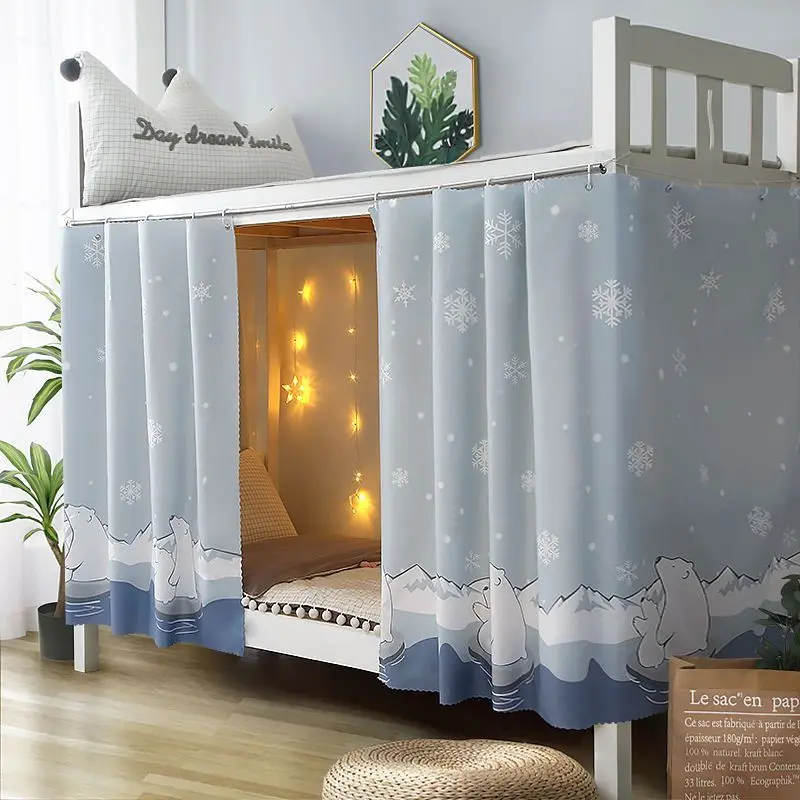 Rèm giường, cho Ký Túc Xá sinh viên, vải che nắng, cho giường tầng, giường đơn và phòng ngủ đại học nam, rèm cho phụ nữ