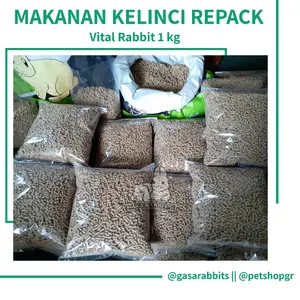 PELET KELINCI VITAL RABBIT 1 KG - MAKANAN KELINCI - PAKAN KELINCI
