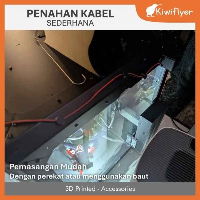 Klip / Penahan Kabel - Cable Mount / Clip / Holder - 3D Printed 5