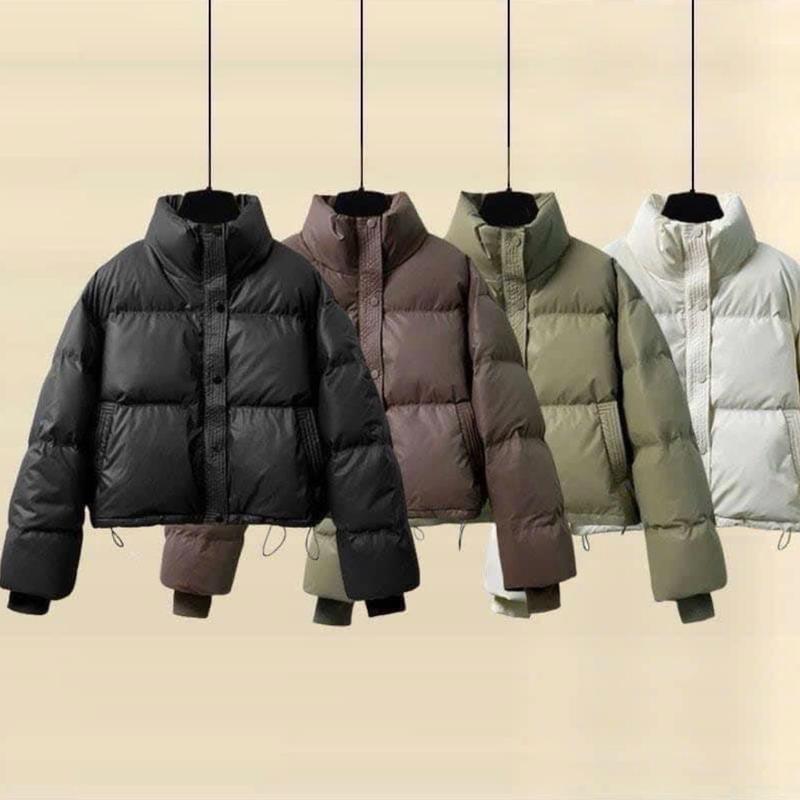  ÁO PHAO DA NỮ Cao Cấp mùa đông   Có Túi 2 Bên  