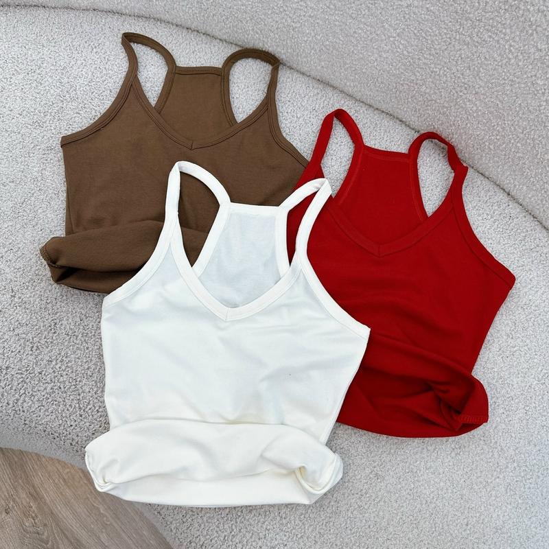 Product Introduction of B21_Áo 2 Dây Cổ V Phôm Ôm Body Chất Zip Lụa QC 3