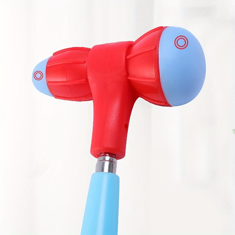 Búa Mát Xa Hai Đầu, Thiết Kế Công Thái Học, Màu Đỏ Và Xanh Dương, Không Chứa Phthalate, Dụng Cụ Sức Khỏe Đa Năng, Tay Cầm Có Sẵn Họa Tiết, Thích Hợp Để Mát Xa Bấm Huyệt Mô Sâu, Dụng Cụ Mát Xa 4