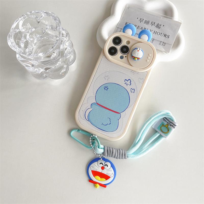 3D Cute Cartoon Doraemon for Iphone16promax Apple 14 Phone Case 13 Silicone 12 All-Inclusive 11 Soft 15 5