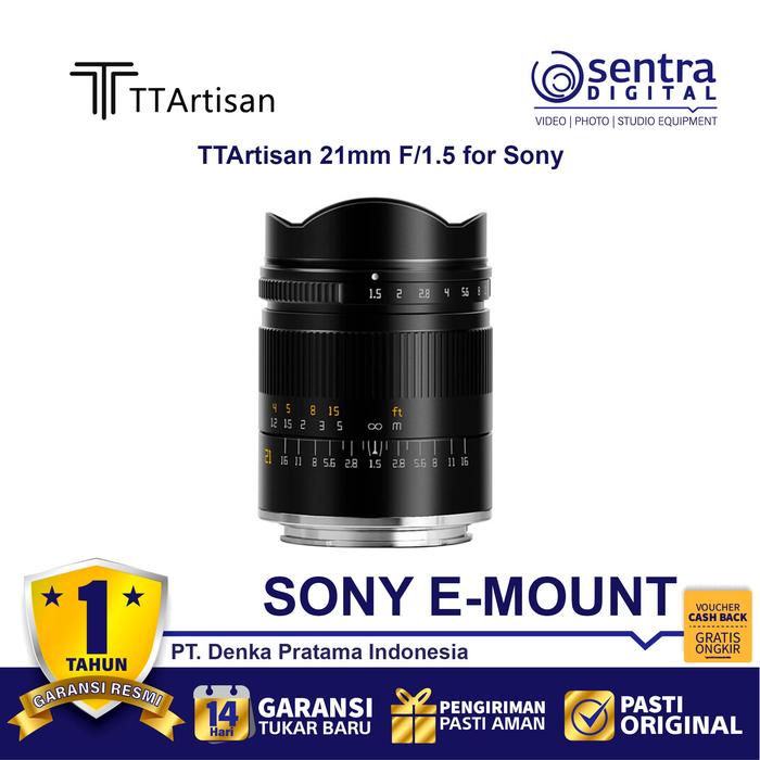 Gambar TTArtisan 21mm F/1.5 Fullframe Manual Lens for Sony Lensa TT Artisan dari Sentra Digital Kota Surabaya Tokopedia
