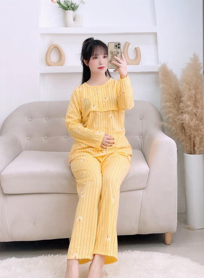 Product Introduction of Đồ Bộ Bầu, Sau Sinh Cho Mẹ Sọc Bông Hàng Loại 1 Đủ Size 40-75kg 16