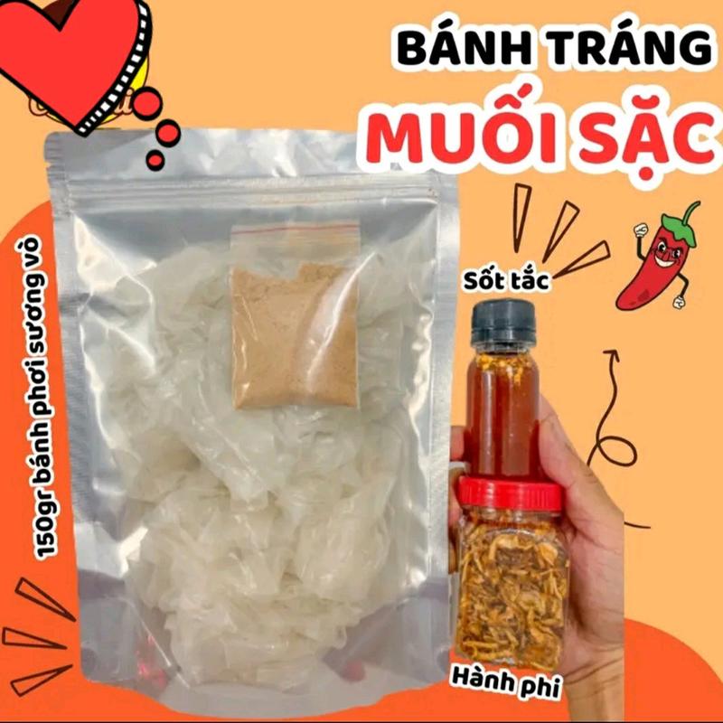  BÁNH TRÁNG PHƠI SƯƠNG MUỐI SẶC SỐT TẮC HÀNH PHI 