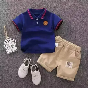 Setelan Baju Anak Laki Laki Usia 6 Bulan -5 Tahun Baju Anak Motif Bordir Terbaru Setelan Polo Anak Kaos Anak Laki Laki Kekinian Baju Anak Import Setelan Anak Terlaris Cowok Perempuan set kado stylish salem Parsel