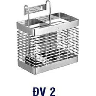 HÀNG THƯƠNG HIỆU ống đựng đũa muỗng 2 ngăn 100% inox SUS 304 OD02 trong nhà bếp ĐÁNH BÓNG ĐẸP HÀNG ĐẶT VUÔNG ĐÔI Kitchen