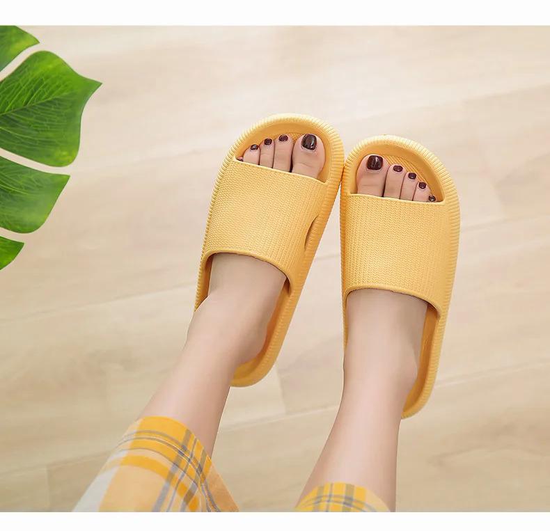 Product Introduction of Selipar platform lelaki, sandal musim panas tapak kaki lembut Eva untuk pantai, riadah dalaman, bilik mandi, kasut tidak licin 4