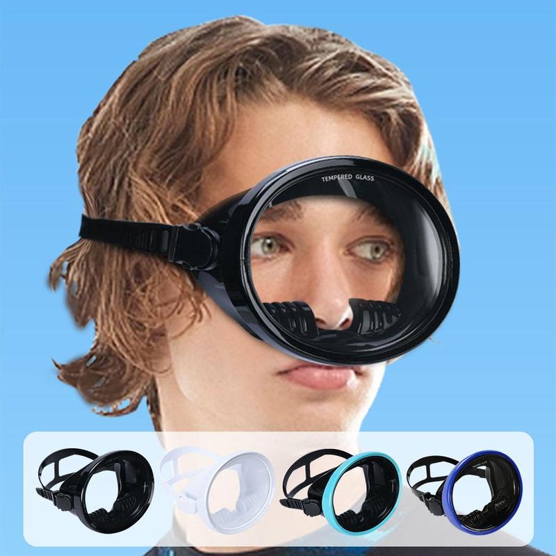 Product Introduction of Underwater Diving Masks Snorkeling Adult Oval Silicone Anti-Fog Goggles Swimming Fishing Men Women Wide View Adjustable Strap 32