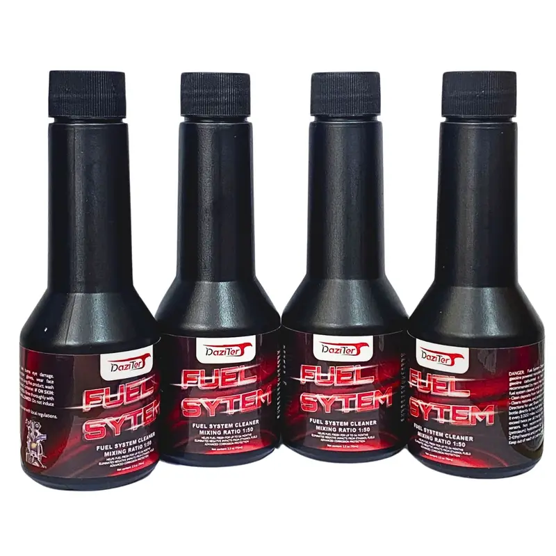 Combo 4 chai Dung dịch vệ sinh kim phun buồng đốt Daziter Fuel System Cleaner 75ML Dầu 0