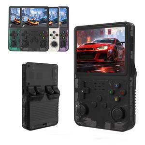 GAMINJA Handheld Game Console, Portable Retro Game Console with 15000+ Games, Open Source Linux System Support WiFi Game Console, Handheld Games Consoles, Gaming Set, Gaming Stuff, Gaming Products