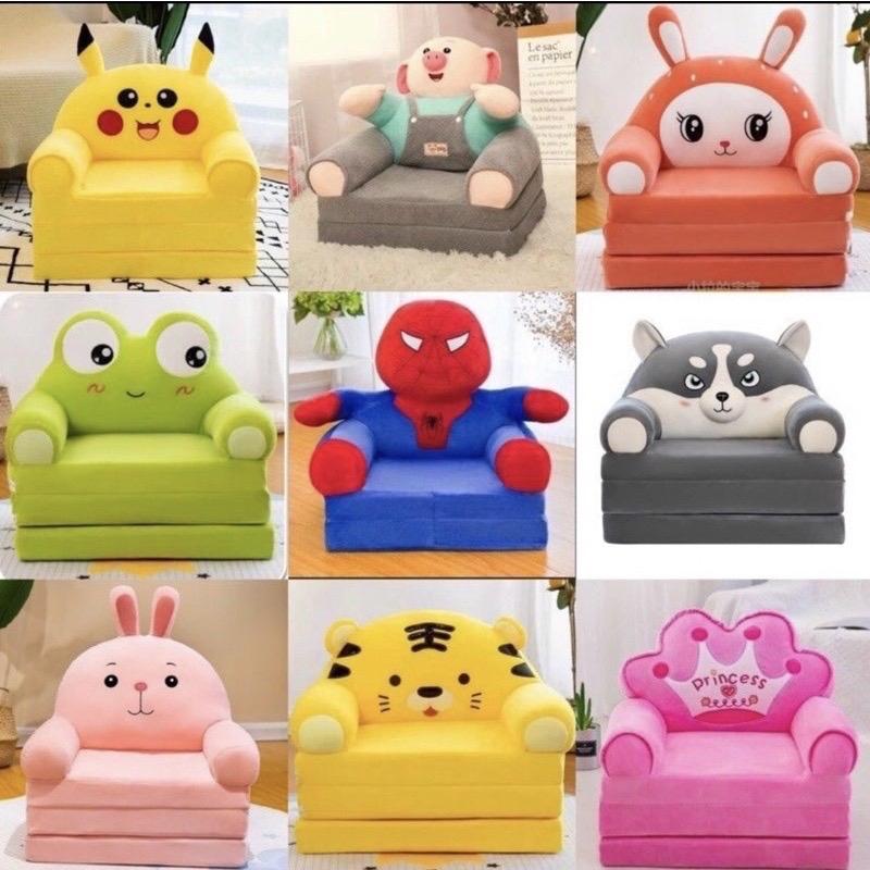 Nệm ghế lười gấu bông 3 tầng (nhiều mẫu)