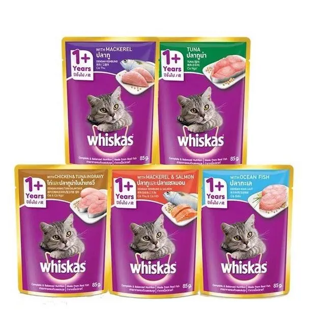 [Thùng 28 Gói] Pate Whiskas Cho Mèo Gói 80g - Thùng 28 Gói Pate Cho Mèo Con & Mèo Trưởng Thành 1