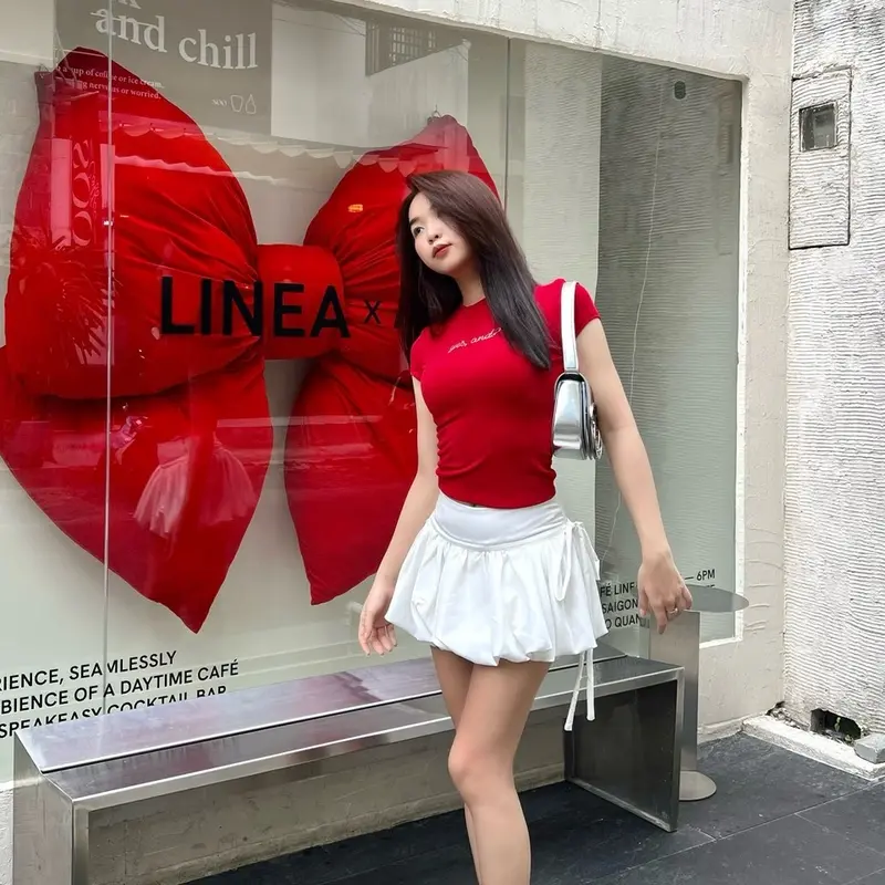 Chân Váy Lucie Dáng Bí Thắt Nơ 1