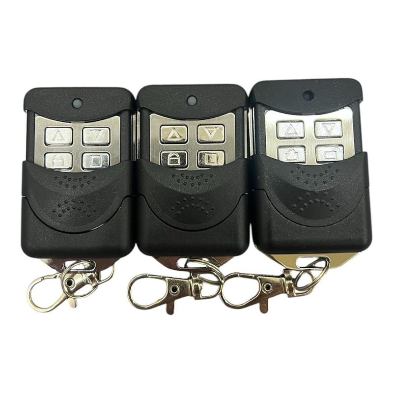 Combo 3 Remote Cửa Cuốn Mã Gạt Inox-Điều Khiển Cửa Cuốn Kèm Pin Sẵn. die uk hien cua cuon