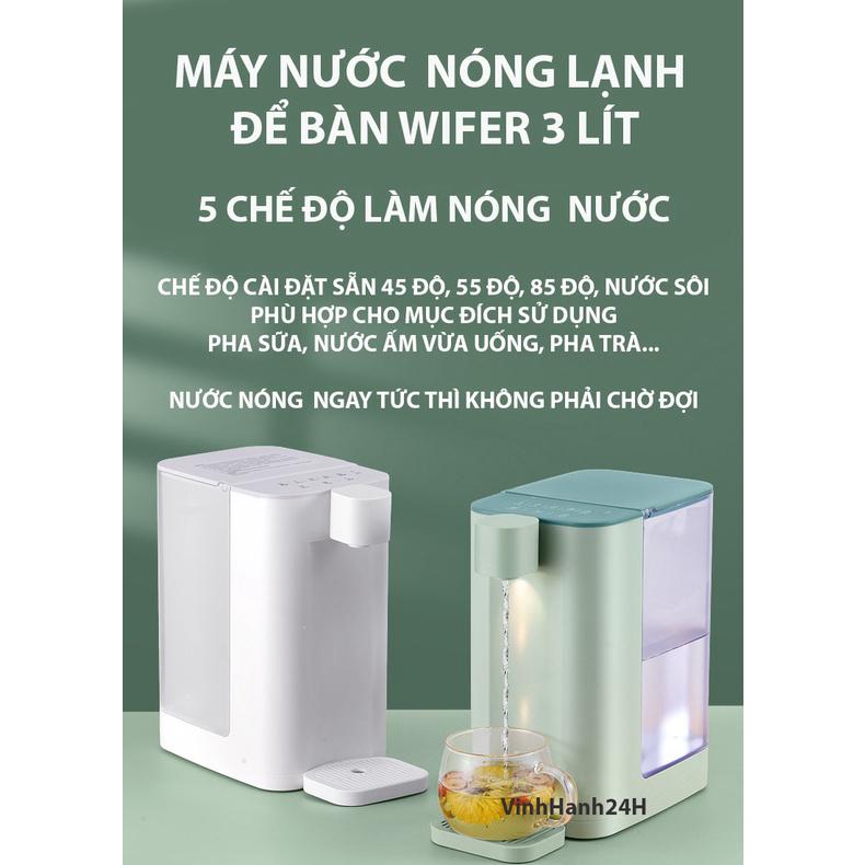 MÁY NƯỚC NÓNG ĐỂ BÀN 3 LÍT, 5 CHẾ ĐỘ NƯỚC NÓNG [ bình nước nóng để bàn ] ấm siêu tốc thông minh