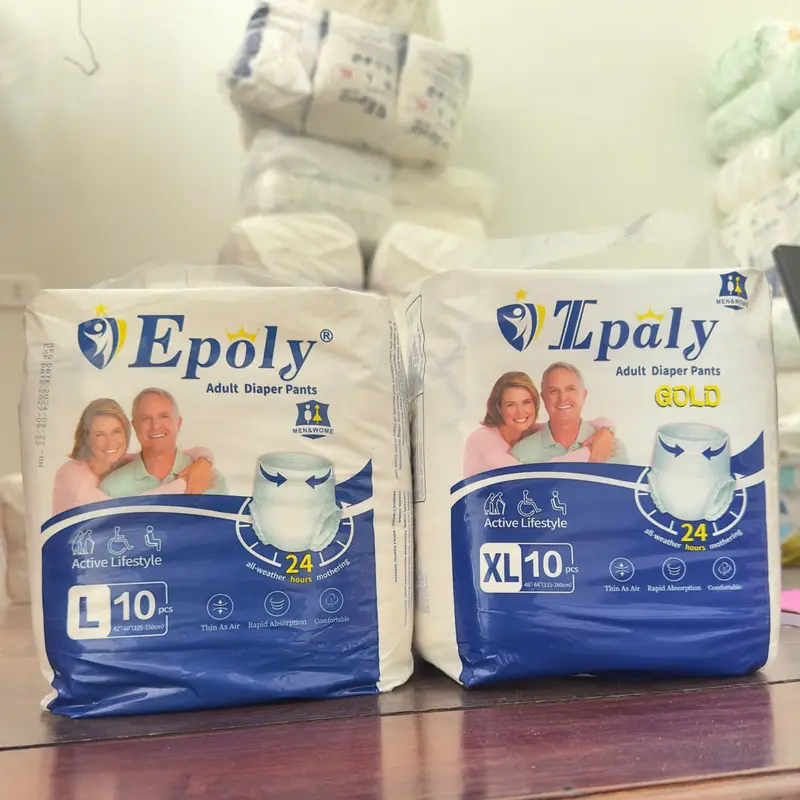 Bỉm quần người già Epoly/Ipaly chất lượng giá tốt combo 50 miếng M-L-XL 40 đến 85kg 7