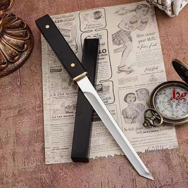 [Combo 2] Dao Mini Tanto Nhật Bản Dài 20cm - Lưỡi thép không gỉ, Gọt hoa quả, Thái Sashini, Đa năng