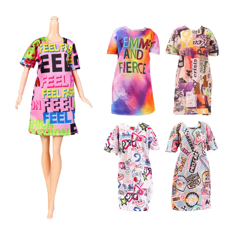 30cm Yitian Princess Doll Original Fashion Dressing Clothes 11.5-inch Supermodel Doll Fashion Dress Doll Short Skirt Dress Doll Clothes Set