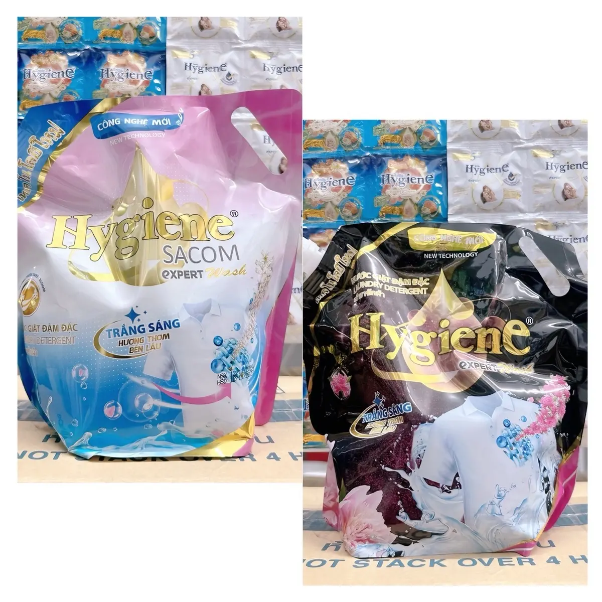 Nước giặt HygienE Việt Nam, sx tại Việt Nam / túi 1,8L