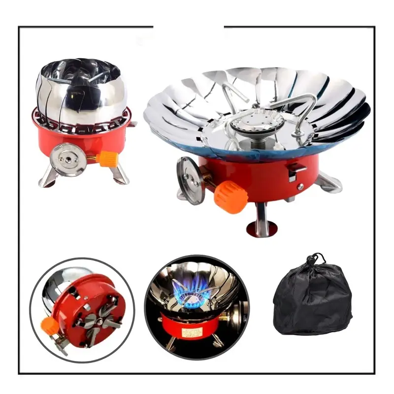 [KHÔNG KÈM BÌNH GA] Bếp ga du lịch mini [DÂY DẪN GAS XỊN ]Cắm Trại, dã ngoại gấp gọn đa năng tiện lợi - Không kèm bình ga 7