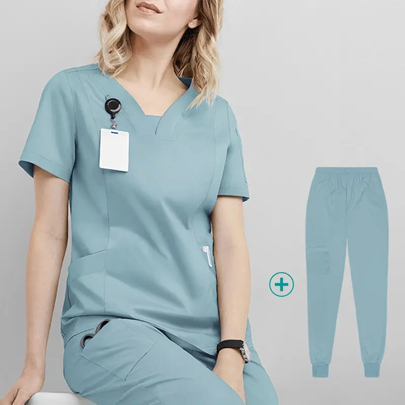 Premium Surgical Scrub Suits Set for Dentists & Nurses| Oral Hospital Clinic & Beauty Salon Uniform| Comfort Medical Workwear (Unisex, Multi-Color)