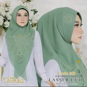 KHIMAR POLOS LASERCUT CERUTY KD248 DSV