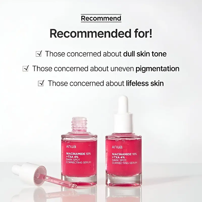 ANUA Niacinamide 10% + TXA 4% Dark Spot Correcting Serum 30ml Korea brightening serum Tranexamic Acid Serum XX251 Mild Secure 2