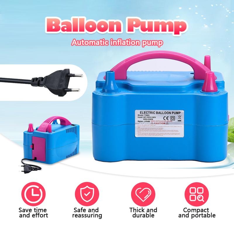  Máy Bơm Bóng Bay Bằng Điện Hai Vòi BOOMPARTY Bơm Bong Bóng Tiện Lợi Trang Trí Sinh Nhật 