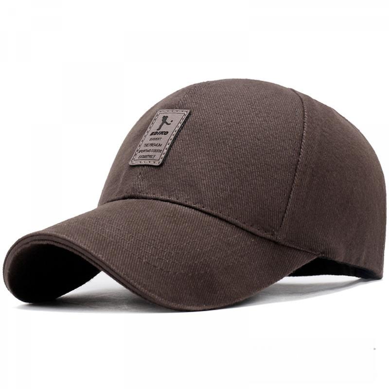 Mũ Bóng Chày Nam, Phong Cách Hàn Quốc Mới, Mũ Lưỡi Trai Logo Giữa, Unisex, Thích Hợp Cho Mùa Xuân Và Mùa Thu, Mũ Chống Nắng Giải Trí Ngoài Trời. Hat Nón 6
