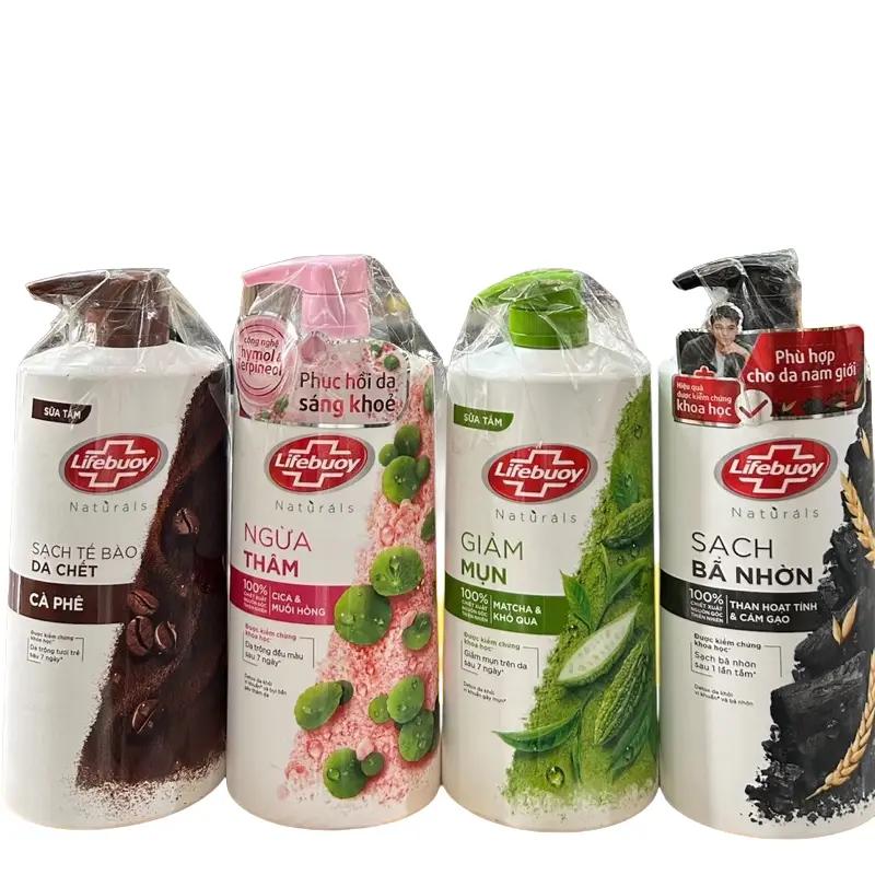 Sữa Tắm Lifebuoy Cà Phê, Khổ Qua, Cica&Muối Hồng,Than Hoạt Tính & Cám Gạo, Thảo Dược Hoa Sen 800g