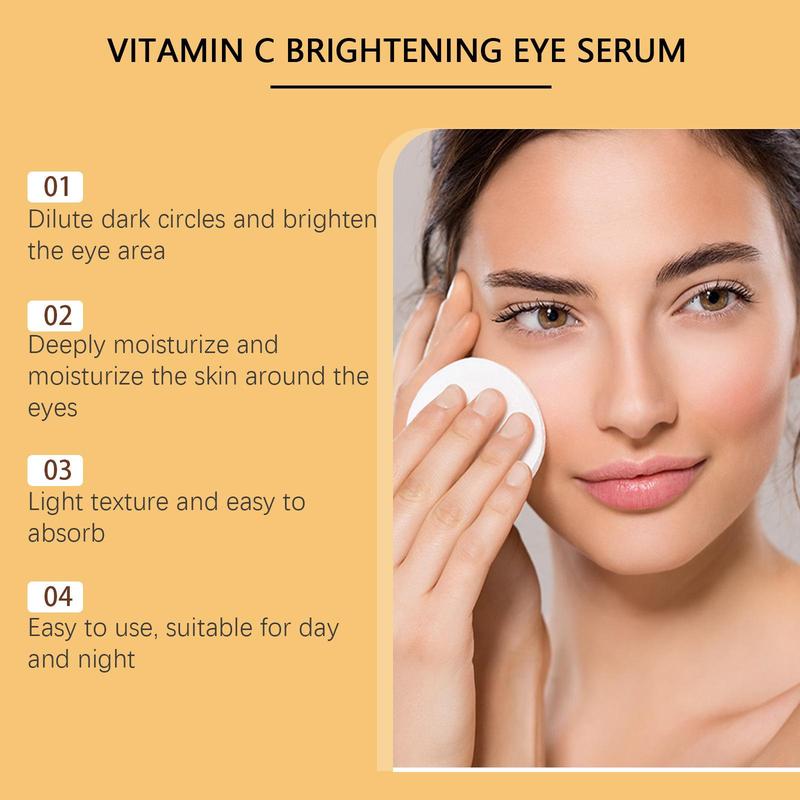 Vitamin C & Turmeric & Collagen Skin Care Kit, 6 Counts/set Facial Cleanser & Toner & Eye Cream & Serum & Face Cream & Mask, Moisturizing Skin Care Kit for Women 8