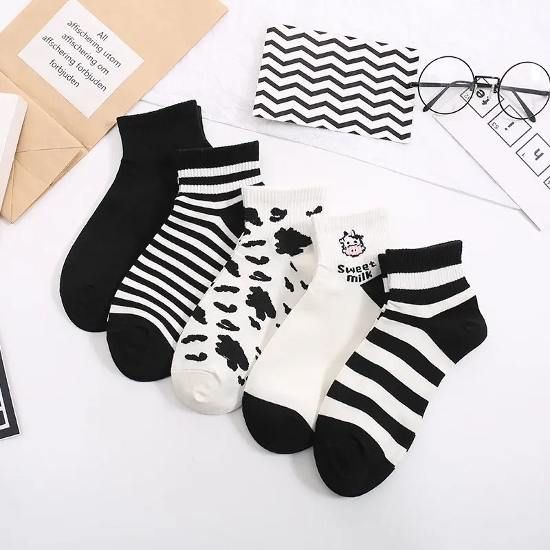 Kaos Kaki pendek Wanita 1set isi 5pasang AG102 4