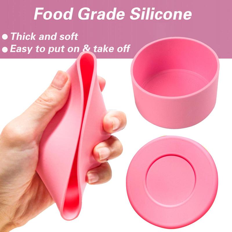 Silicone Cup Accessories, 10pcs/set Cup Lid & Straw Cover, Leak-proof Cup Accessories for Stanley Cup, Tumbler 40oz & Iceflow 20oz 30oz 7