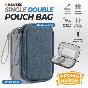 HAWEEL Travel Pouch Gadget Serbaguna Bag Organizer Tas Kabel Charger