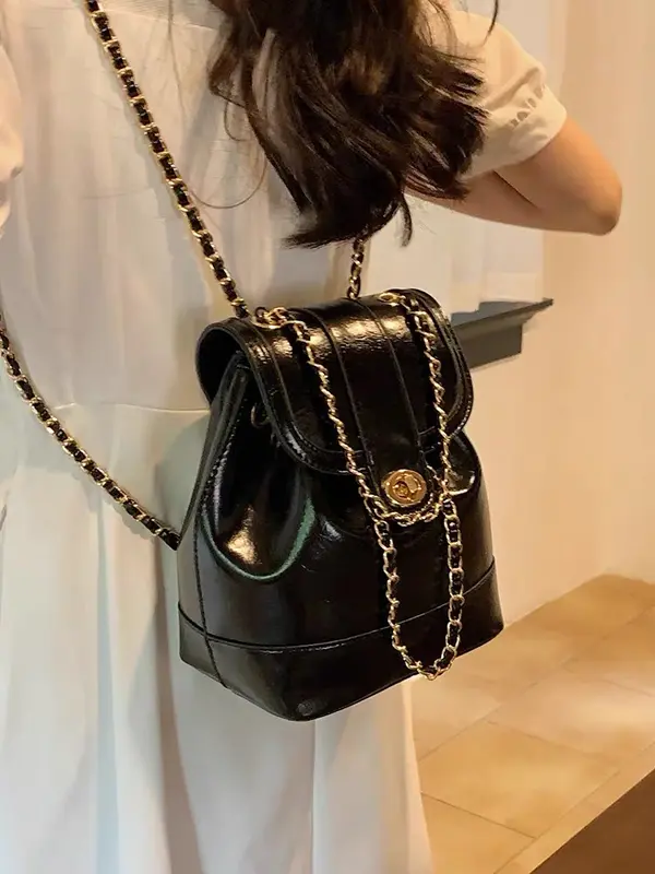 (HOT ITEM)HERVEY -  KOREAN BACKPACK CARDINAL RED VEGAN LEATHER PREMIUM TAS BACKPACK KULIT TAS JINJING KOREA TAS SELEMPANG WANITA TERBARU 3