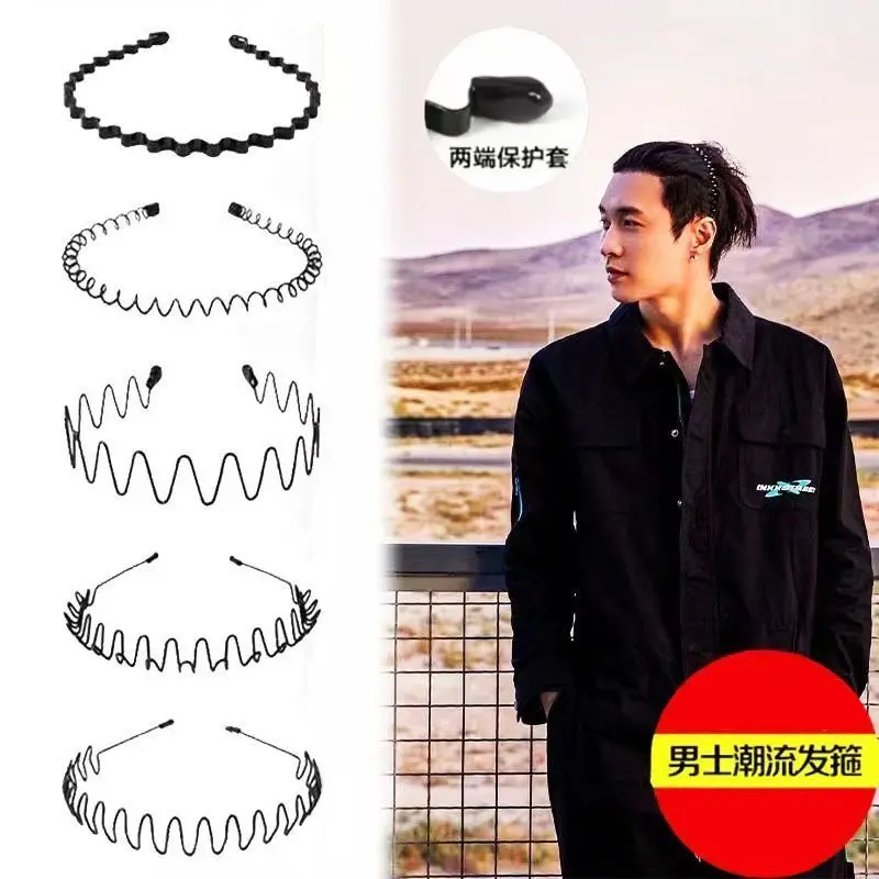 Băng Đô Nam, Băng Đô Hợp Xu hướng Xu Hướng Dành Cho Nữ, Kẹp Tóc Rửa Mặt Cổ Tích Kẹp Tóc Thể Thao Pompadour Dành Cho Người Lớn Hàn Quốc, Băng Đô Sau Lớn, Năm 2025