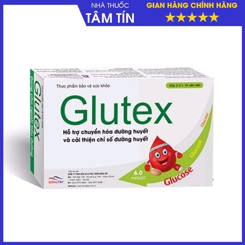 Glutex - hỗ trợ hạ đường huyết, kiểm soát đường huyết và giảm nguy cơ các biến chứng ở bệnh nhân đái tháo đường