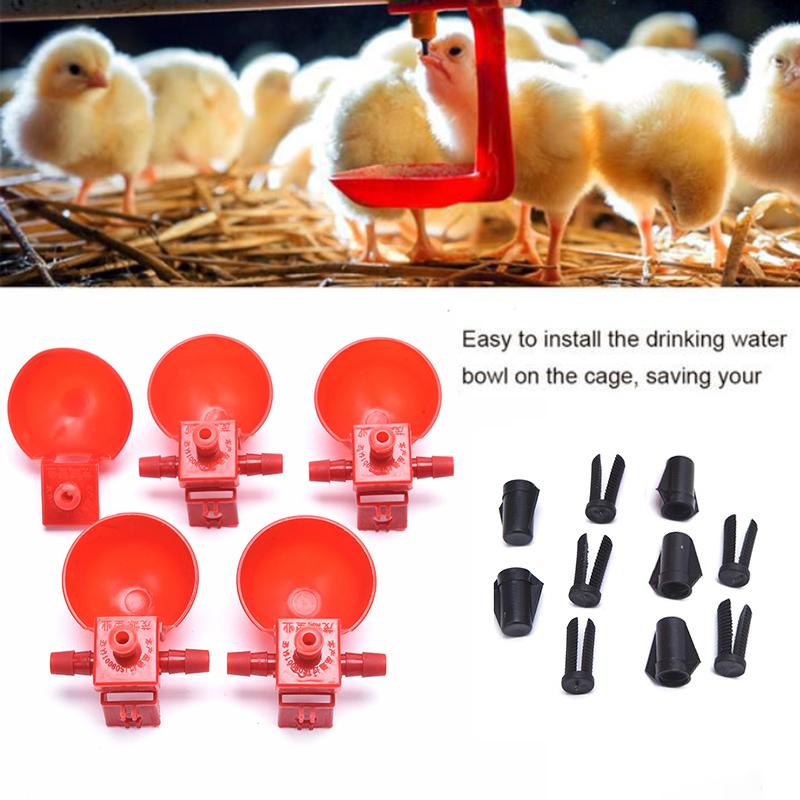 Product Introduction of 5Pcs Poultry Chicken Automatic Feeder Drinker Coop Bird Water Drinking Cups 13