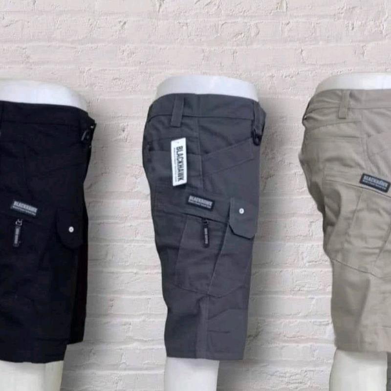 Celana Cargo Tactical celana panjang pria Dewasa Katun Santai Polos Cowok 7